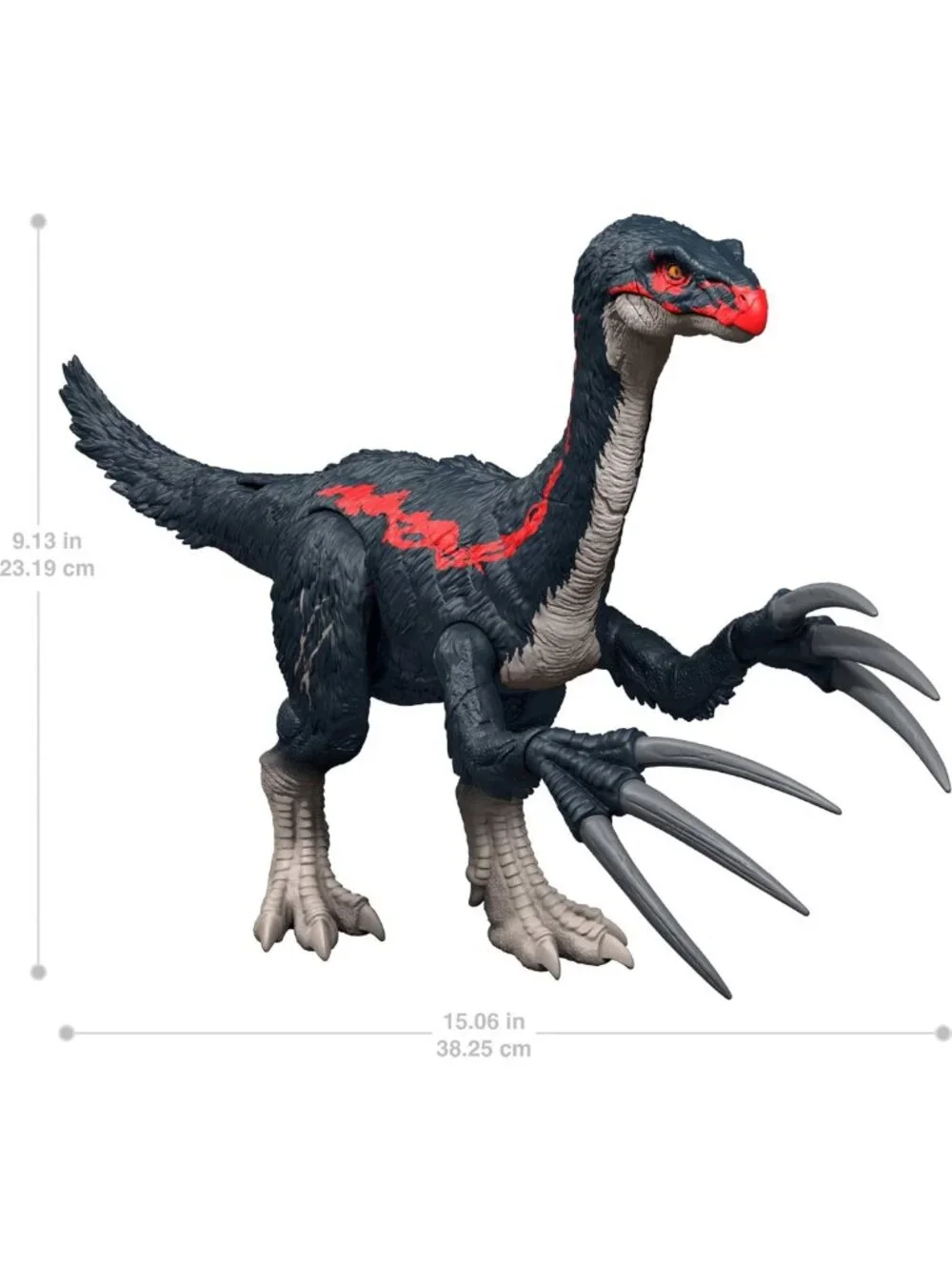 Jurassic World Therizinosaurus Dinosaur Action Figure with Sound & Attack Claws